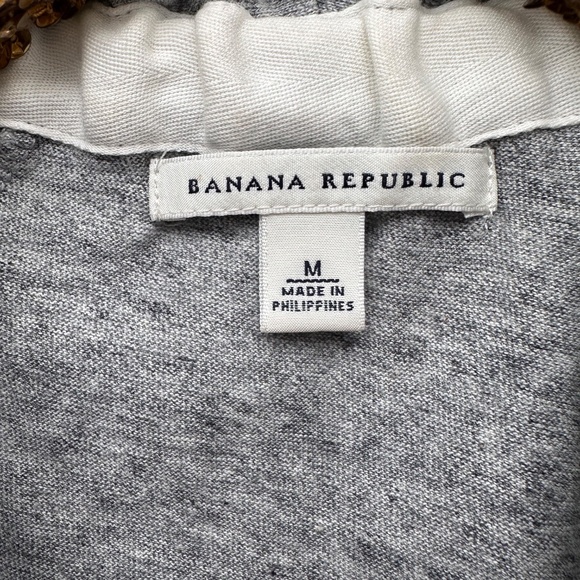 Banana Republic Cardigan Gray Lightweight Knit - Picture 5 of 5